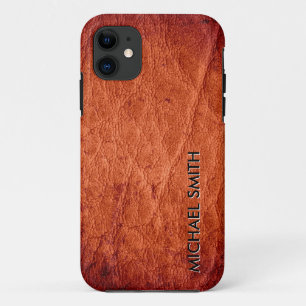 Brown Leather iPhone 11 Case