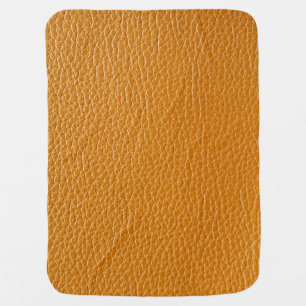 Brown Leather, Closeup Texture Background. Baby Blanket