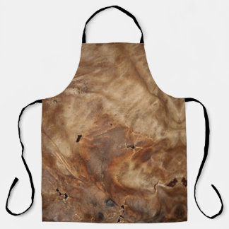brown leather cow hide print All-Over Print Apron