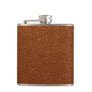 Brown Leather Flask