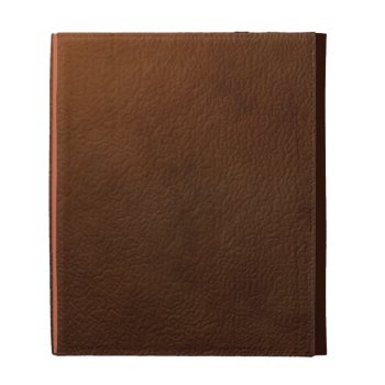 Brown Leather Ipad Case...faux Ipad Case by KUNGFUJOE at Zazzle