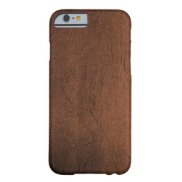 Brown Leather-Like iPhone 6 case