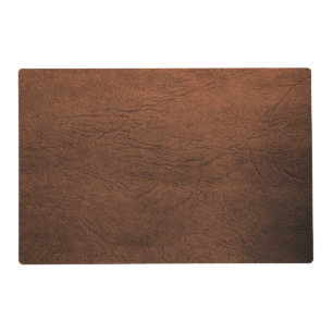 Brown Leather Look Placemat
