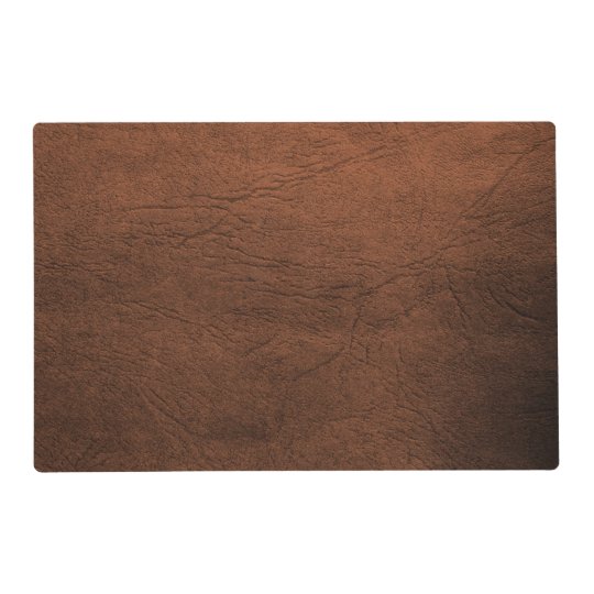 Brown Leather Look Placemat