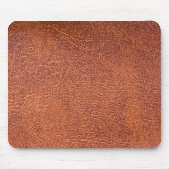 Brown leather mouse pad (Front)