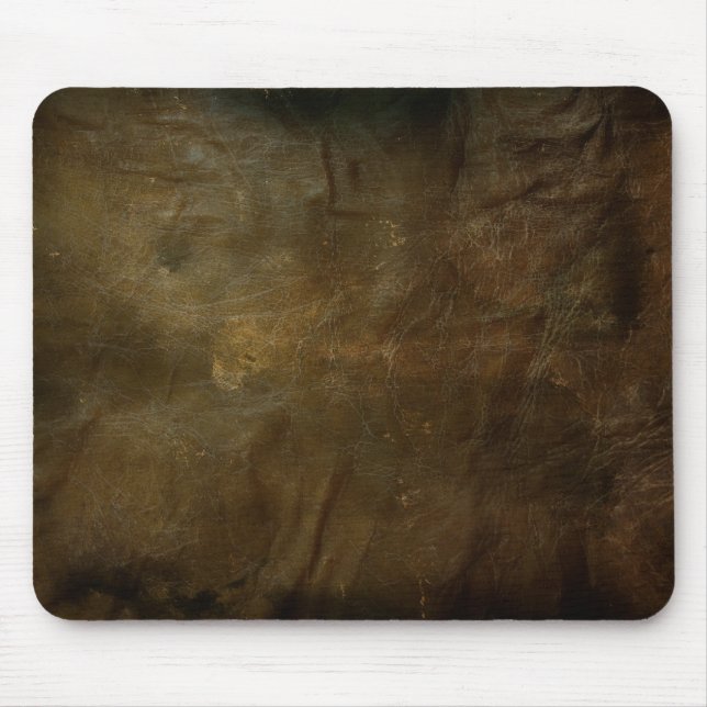 Brown Leather Pad Mouse Pad (Front)