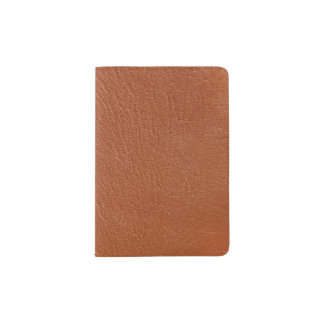 Brown Leather Passport Holder