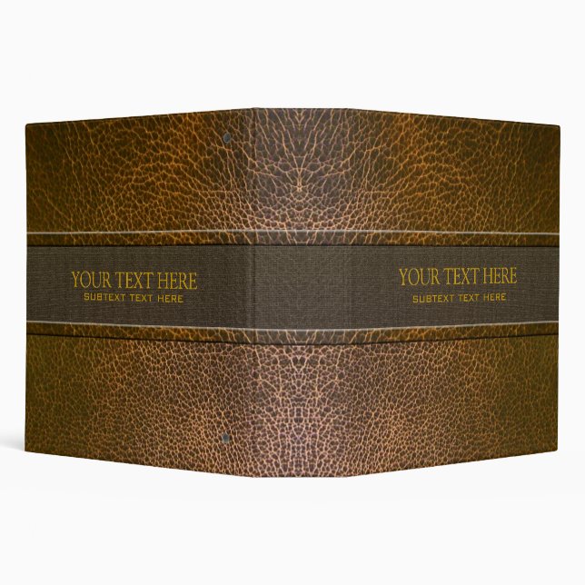 Brown Leather Pattern-Template Binder (Background)