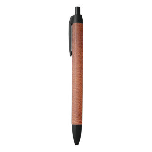 Brown leather pen
