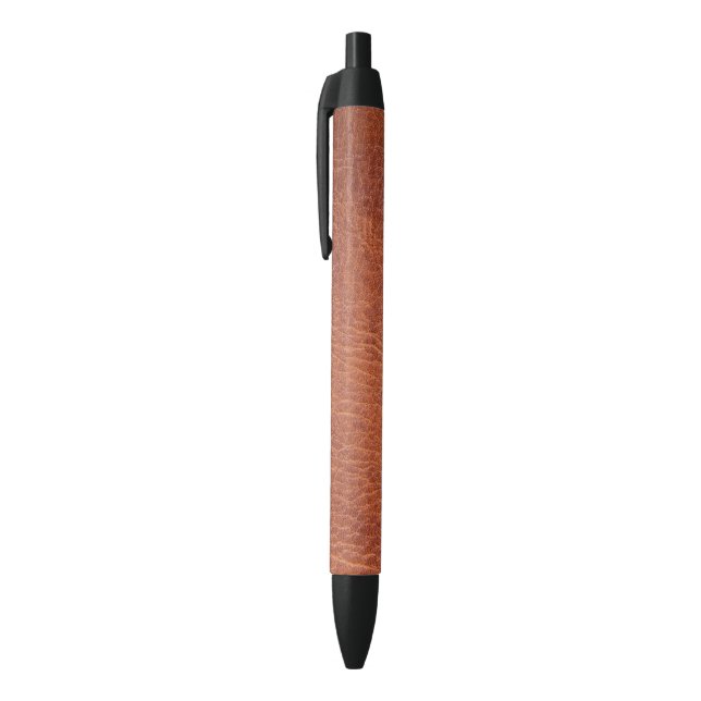 Brown leather pen (Top (Vertical))