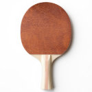 Brown leather Ping-Pong paddle Brown leather Ping-Pong paddle