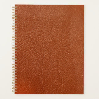 Brown Leather Planner