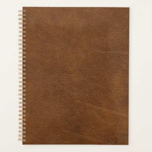 Brown leather Planner. Planner