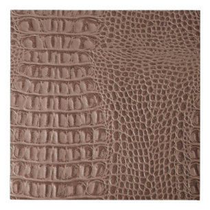 Brown leather texture background close up macroski faux canvas print