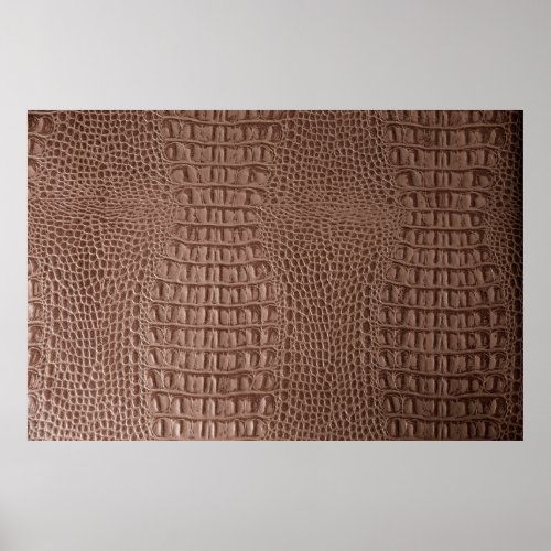 Brown leather texture background close up macroski poster