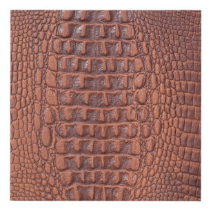 Brown leather texture backgroundabstract,aged,anim faux canvas print