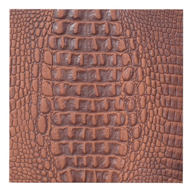 Brown leather texture backgroundabstract,aged,anim faux canvas print (Front)