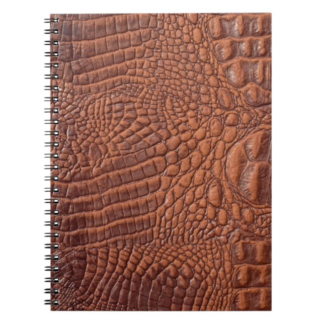 Brown leather texture backgrounddesign,fond,abstra notebook (Front)