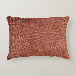Brown leather texture backgroundtexture,abstract,a accent pillow