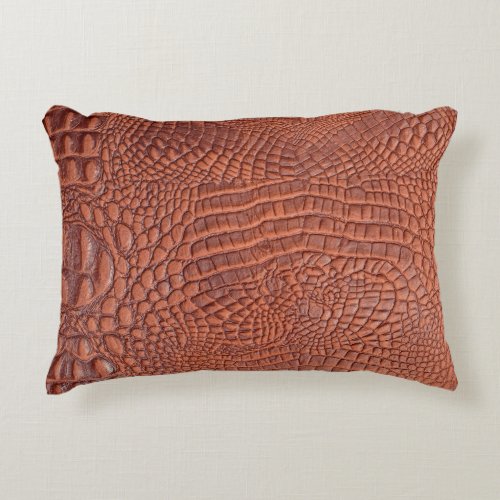 Brown leather texture backgroundtextureabstracta accent pillow