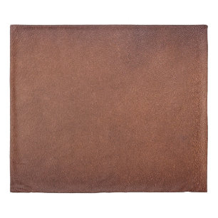 Brown leather texture duvet cover