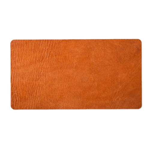 Brown leather texture for background label