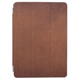 Brown leather texture iPad air cover