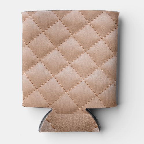 Brown leather textured background design can cooler