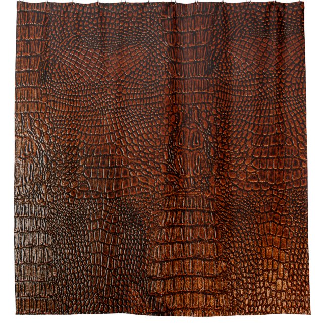 Brown leather textureleather,abstract,antique, ,ba shower curtain (Front)