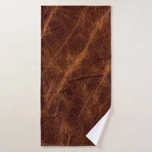 Brown leather textureleather,texture,abstract,acce bath towel