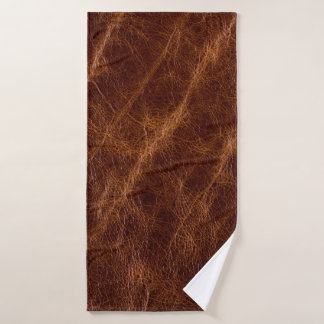 Brown leather textureleather,texture,abstract,acce bath towel