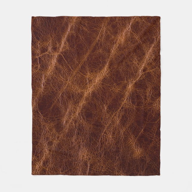 Brown leather textureleather,texture,abstract,acce fleece blanket (Front)