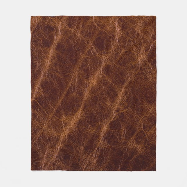 Brown leather textureleather,texture,abstract,acce fleece blanket (Front)