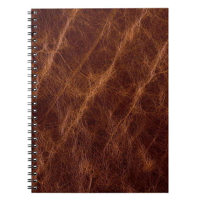 Brown leather textureleather,texture,abstract,acce notebook (Front)