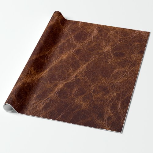 Brown leather textureleathertextureabstractacce wrapping paper