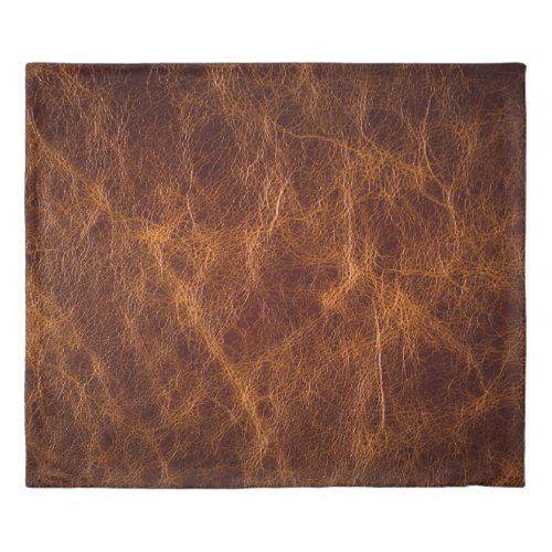 Brown leather textureleathertexturebackgroundar duvet cover