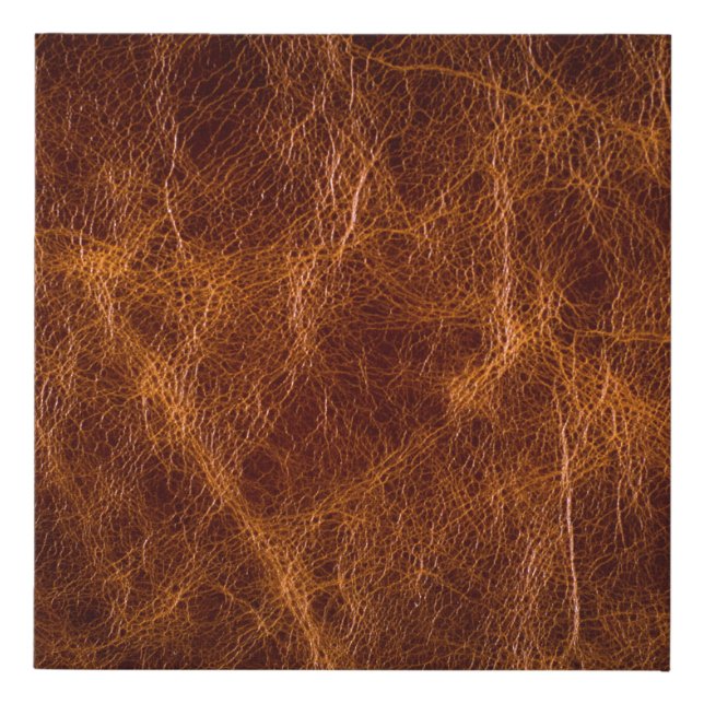Brown leather textureleather,texture,background,ar faux canvas print (Front)