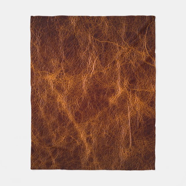 Brown leather textureleather,texture,background,ar fleece blanket (Front)