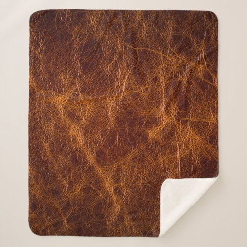 Brown leather textureleathertexturebackgroundar sherpa blanket