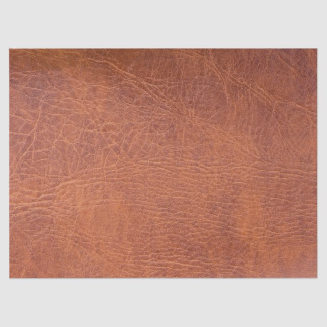 Brown leather tissue paper (Front)