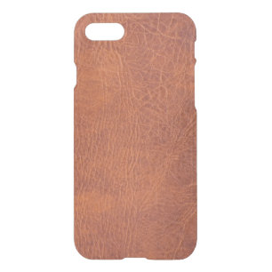 Brown leather iPhone SE/8/7 case