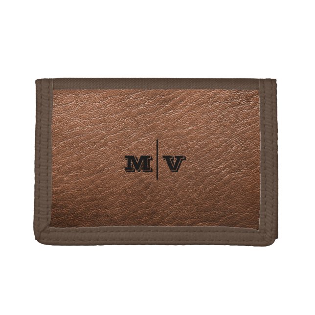 Brown Leather Wallet Design (Front)