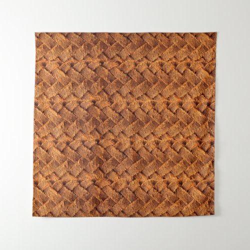 Brown leather woven backgroundleatherbrownbackgr tapestry