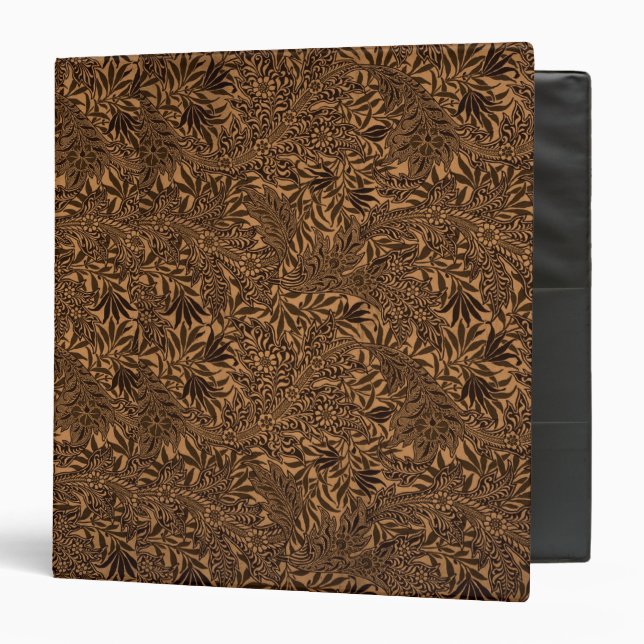 Brown Leaves 3 Ring Binder (Front/Inside)
