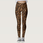 Brown Leopard Animal Skin Print Leggings<br><div class="desc">Brown Leopard Animal Pattern Print Leggings. ⭐99% of my designs in my store are done in layers. This makes it easy for you to resize and move the graphics and text around so that it will fit each product perfectly. 📌 (Please be sure to resize or move graphics if needed...</div>