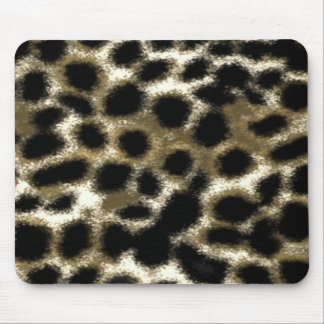 BROWN LEOPARD MOUSE PAD