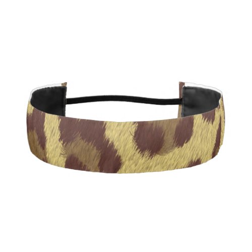 Brown Leopard Print Headband