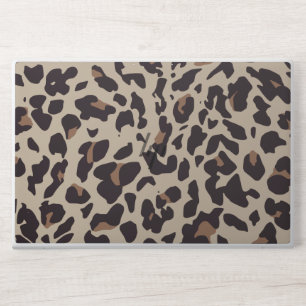 Brown Leopard Print HP Laptop Skin