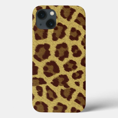 Brown Leopard Print iPad  Case