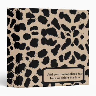 Brown Leopard Print Keepsake Album Binder